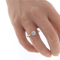 Anello Fanton Gioielli Donna SOLITARI in Oro bianco Diamante 0.70 Ct ANOR-55-52 - ANOR-55-52